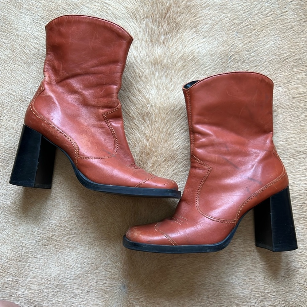 Mango Western Inspired Boots